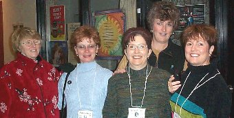 Diane (Roe), C.Dovbniak (Becker), Jacquie Sivertson (McInnes), Debbie Jackson (Roe), Cindy McInnes