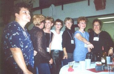 Shirley Taylor, Dianne Cherry, Tracy Bayne, Terry Bayne, Connie Campbell, Carole Dobniak, Nadine Hogarth - Courtesy Judy (Burnett) Pearce