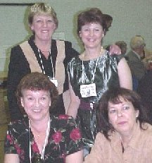 Susan and Gail Harrison, Linda Biglow, Nancy Allen